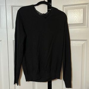 Calvin Klein merino wool v neck sweater men’s medium, black